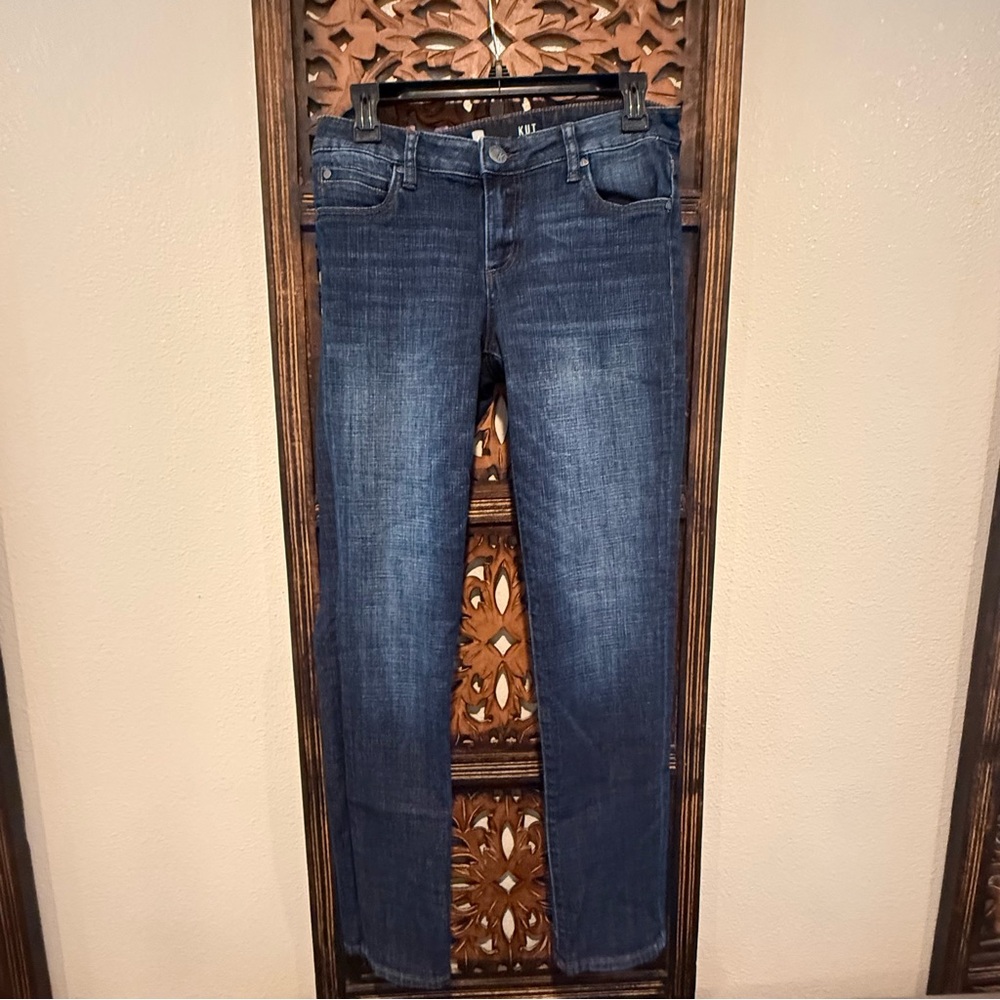 Kut from the Kloth Dark Blue Straight Leg Jeans